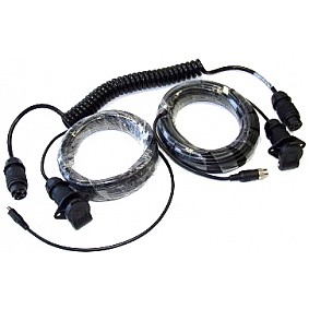 Spiraalkabelset AE-Mini Spiral - Mini curle kabel met 15+8 mtr camera kabel