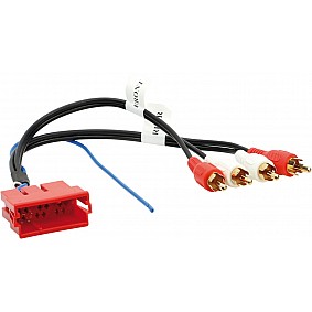 Aktieve Systeem Adapter Mini ISO > Cinch Audi A3/ A4/ A6/ A8/ TT