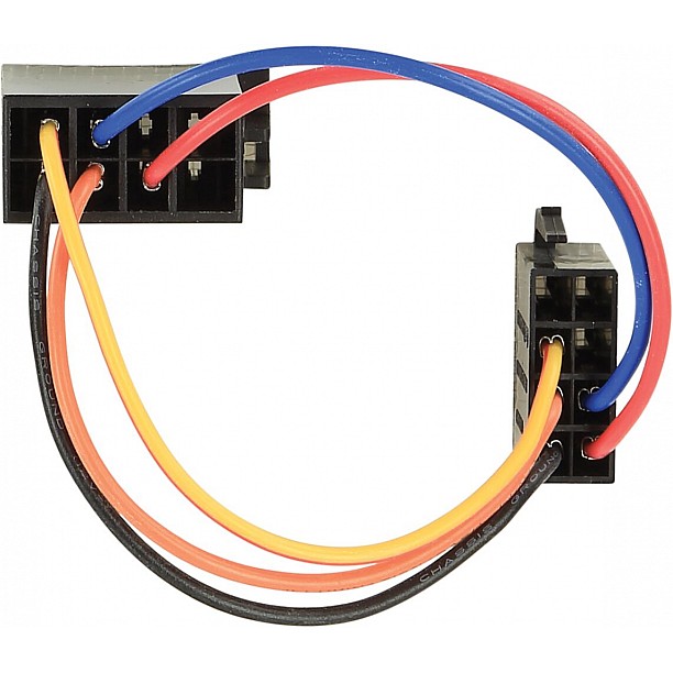 Radio Aansluitkabel ISO Verlenging Audi / VW / Skoda (Stroom gedraaid)