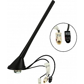 Calearo 16V combi Antenne Dakantenne AM / FM DAB / DAB + 60 ° helling 12V extern