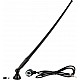 Universele opbouw antenne zwart AM / FM (DAB+ ready), rubber spriet