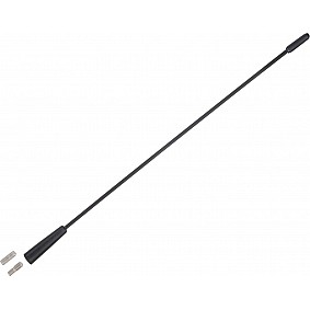 Antenne spriet  AM/FM 36cm fibre glas, met M5 en M6 verloopjes