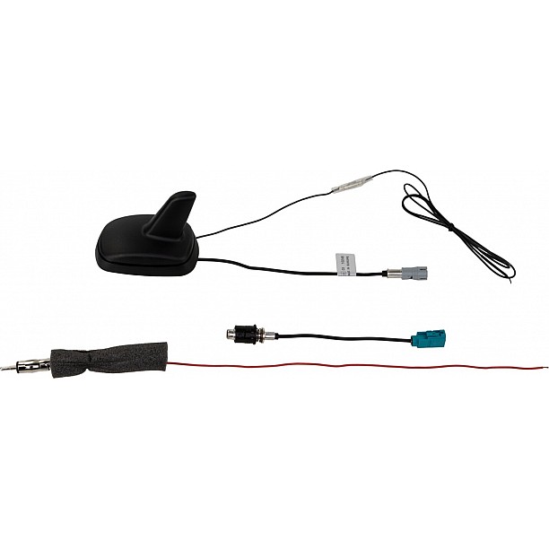 Shark dakantenne AM/FM incl adapters DIN & Fakra (phantom)