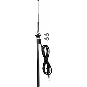 Universele inzinkantenne AM/FM chroom kleine kop (27mm)