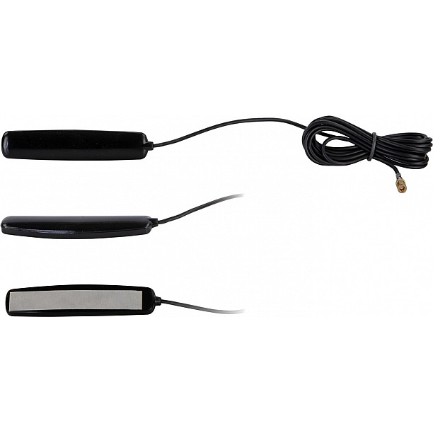 Binnenraam plak antenne DAB+ SMB female 250cm kabel Binnenraam plak antenne DAB+ SMB female 250cm kabel