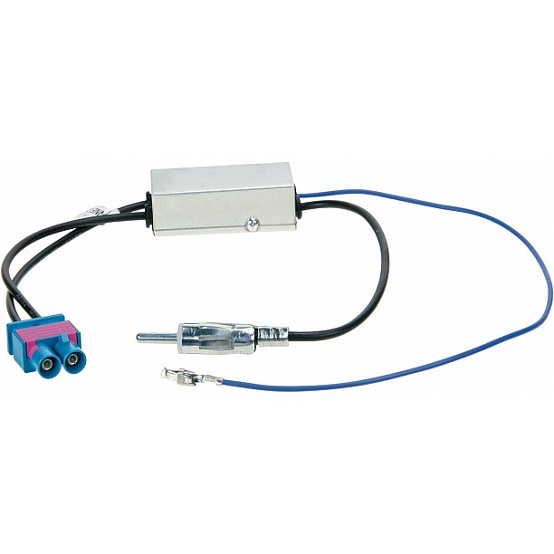 Antenne Adapter DIN >Dubbel-Fakra/ Phantom power Volkswagen - Audi - Skoda - Maserati - Seat -Scania