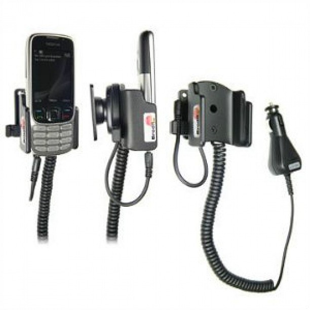Brodit houder - Nokia 6303 /2323 Actieve houder met 12/24V lader Brodit houder - Nokia 6303 /2323 Actieve houder met 12/24V lader