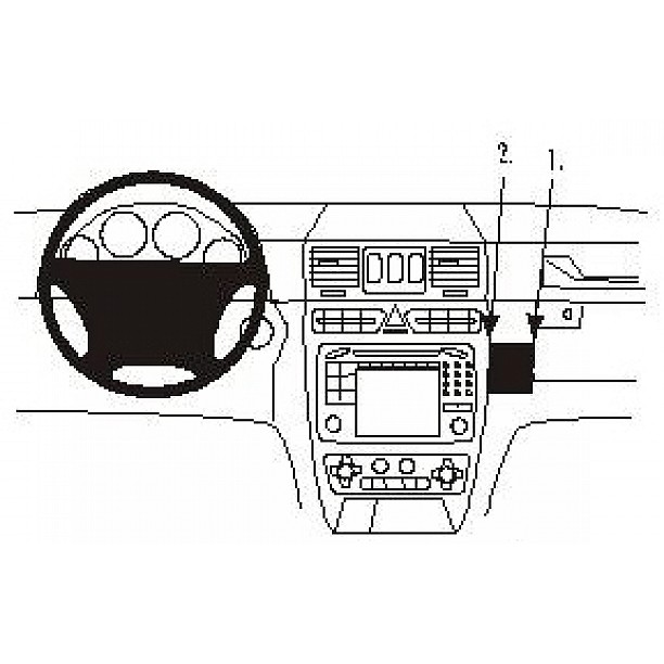 Houder - Brodit ProClip - Mercedes Benz G-Klasse 2000-2012