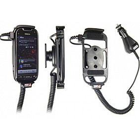 Brodit houder - Nokia C7 Actieve houder met 12/24V lader. Let op: Uitlopend artikel, Kan niet retour!