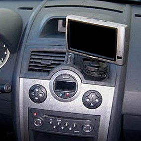 Houder - Arat - Renault Mégane 2003-2009 Kleur: Zwart