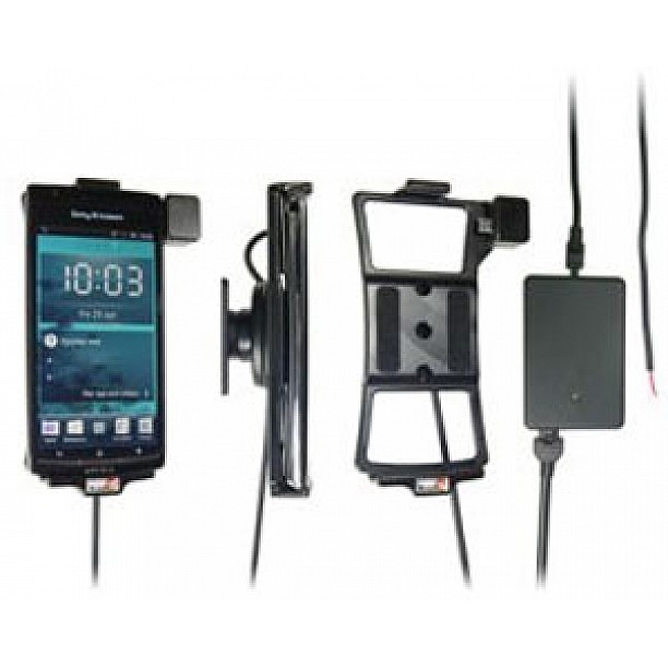 Brodit houder - Sony Xperia arc Actieve houder met vaste voeding Brodit houder - Sony Xperia arc Actieve houder met vaste voeding