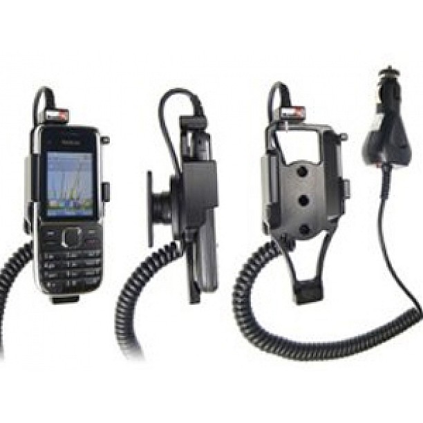 Brodit houder - Nokia C2-01 Actieve houder met 12/24V lader Brodit houder - Nokia C2-01 Actieve houder met 12/24V lader
