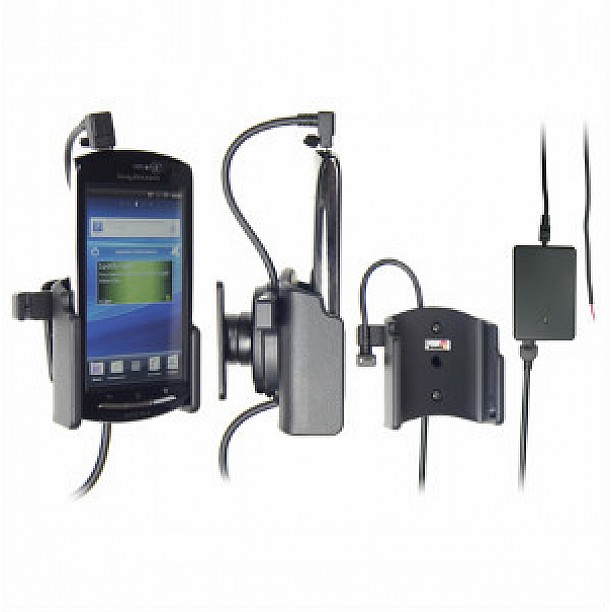 Brodit houder - Sony Ericsson Xperia Neo Actieve houder met vaste voeding Brodit houder - Sony Ericsson Xperia Neo Actieve houder met vaste voeding