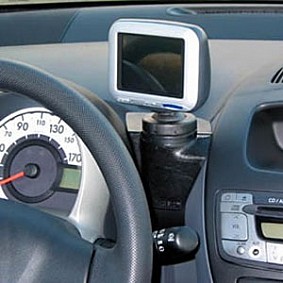 Houder - Arat - Citroën C1 - Peugeot 107 - Toyota Aygo 2005-2014 Kleur: Zwart
