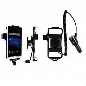 Brodit houder - Sony Ericsson Xperia S Actieve houder met 12/24V lader. Let op: Uitlopend artikel, Kan niet retour!