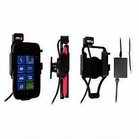Brodit houder - Nokia Lumia 710 Actieve houder met vaste voeding. Let op: Uitlopend artikel, Kan niet retour!