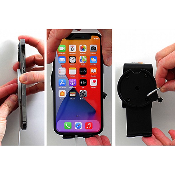 Brodit houder - Brodit houder Apple MagSafe Charger-support iPhone 14 / 15 / 16 Brodit houder - Brodit houder Apple MagSafe Charger-support iPhone 14 / 15 / 16