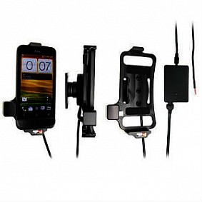 Brodit houder - HTC One V T320e Actieve houder met vaste voeding. Let op: Uitlopend artikel, Kan niet retour!