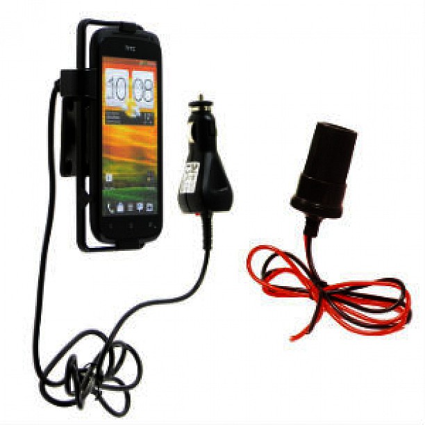 Kram Telecom houder - HTC One S houder met 12/24V plug