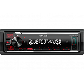 Kenwood KMM-BT209 Autoradio - USB/BT Rood