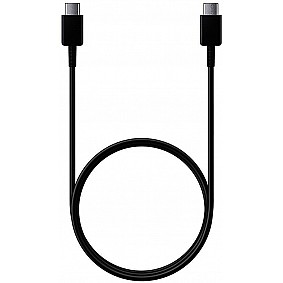 USB C naar USB C kabel met 1 meter kabel zwart