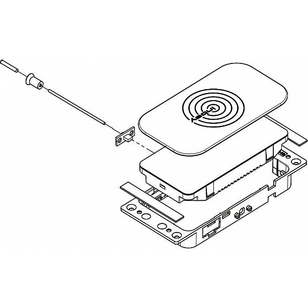 Inbay® Kit 3-spoelen 15W met rubberen pad + lichtgeleider-set