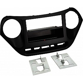 2-DIN Paneel Inbay® Hyundai i10 2013-2019 Kleur: Zwart