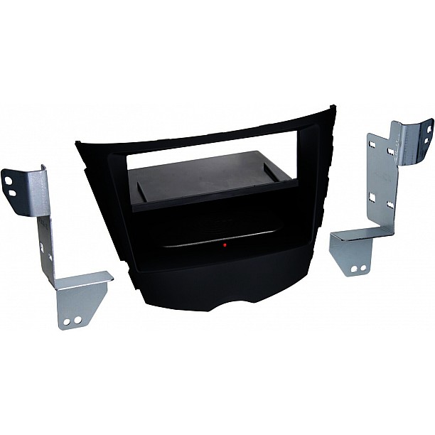 2-DIN Paneel Inbay® Hyundai Veloster 2011-2018 Kleur: Zwart 2-DIN Paneel Inbay® Hyundai Veloster 2011-2018 Kleur: Zwart