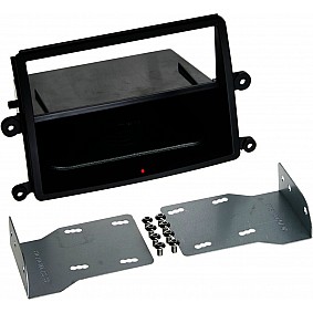 2-DIN Paneel Inbay® Mitsubishi L200 2006-2015 Kleur: Zwart