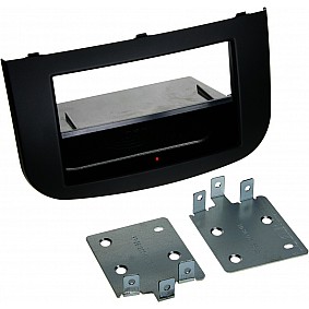 2-DIN Paneel Inbay® Mitsubishi Colt 2008-2012 facelift Kleur: Zwart