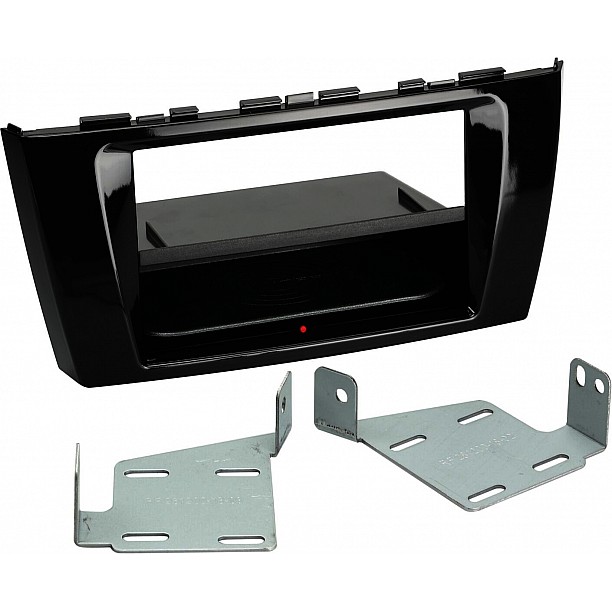 2-DIN Paneel Inbay® Mitsubishi Space Star 2013-2019 Kleur: Piano Zwart