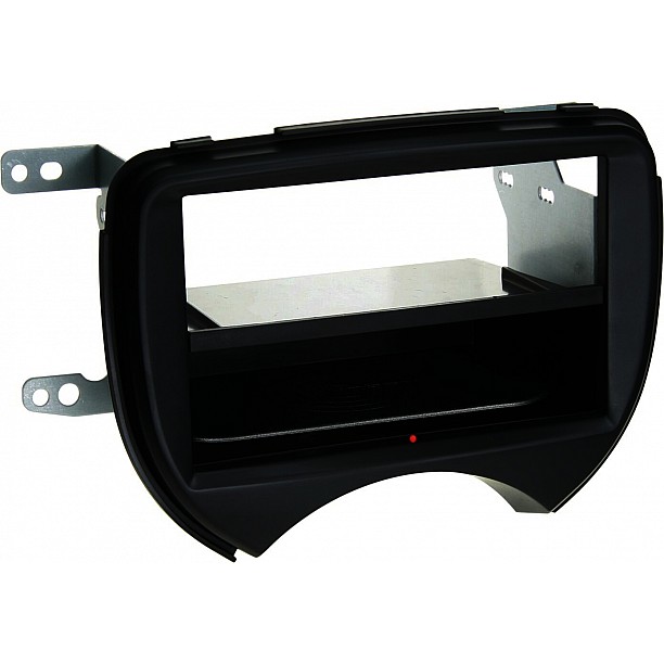 2-DIN Paneel Inbay® Nissan Micra 2011-2013 Kleur: Zwart