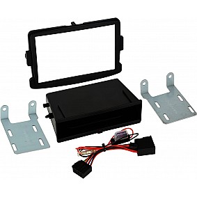 2-DIN Paneel Inbay® Dacia - Opel - Renault Kleur: Zwart