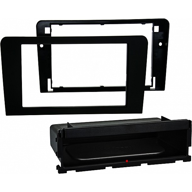 2-DIN Paneel Inbay® PRO Audi A3 2003-2013 Kleur:Zwart