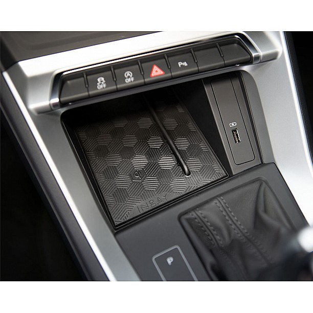 INBAY® Draadloos laden smartphone in opbergvak Audi Q3 2019-> Audi Q3 Sportback 2020->