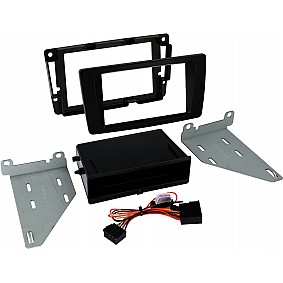 2-DIN Paneel Inbay®  Skoda Octavia 2004-2013 > Piano zwart