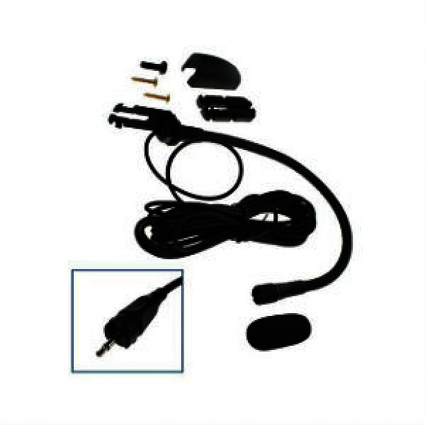 Zwanenhals Microfoon passief 2.5 mm Bajonet o.a. Nokia, zelfde als ME151HL Zwanenhals Microfoon passief 2.5 mm Bajonet o.a. Nokia, zelfde als ME151HL