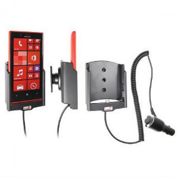 Brodit houder - Nokia Lumia 720 Actieve houder met 12/24V lader Brodit houder - Nokia Lumia 720 Actieve houder met 12/24V lader