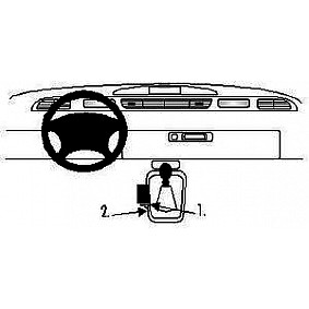 Houder - Brodit ProClip - Renault Espace 1997-2002 Console mount.  LET OP: Uitlopend artikel, Kan niet retour!