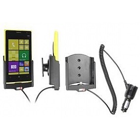 Brodit houder - Nokia Lumia 1020 Actieve houder met 12/24V lader. Let op: Uitlopend artikel, Kan niet retour!