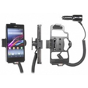 Brodit houder - Sony Xperia Z1 Actieve houder met 12/24V lader