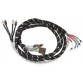 AUDIO SYSTEM 4-Kanaals HIGH-LOW-ADAPTER-Luidspreker kabel 5 meter