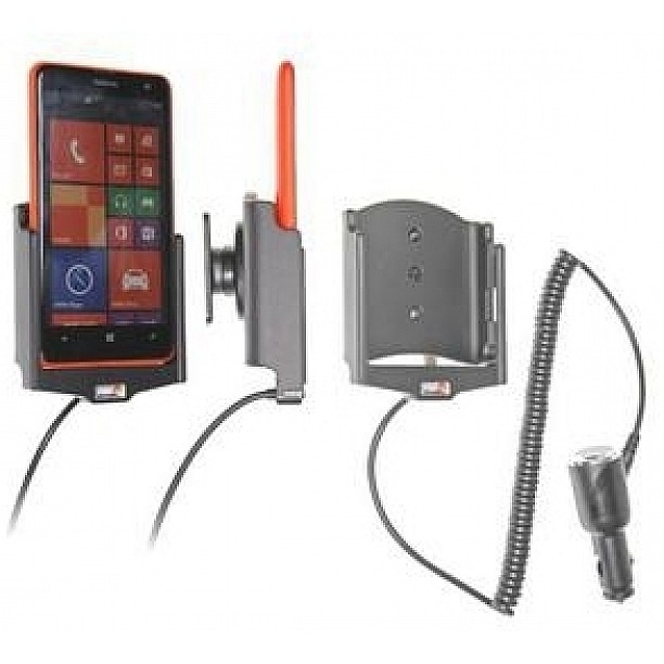 Brodit houder - Nokia Lumia 625 Actieve houder met 12/24V lader