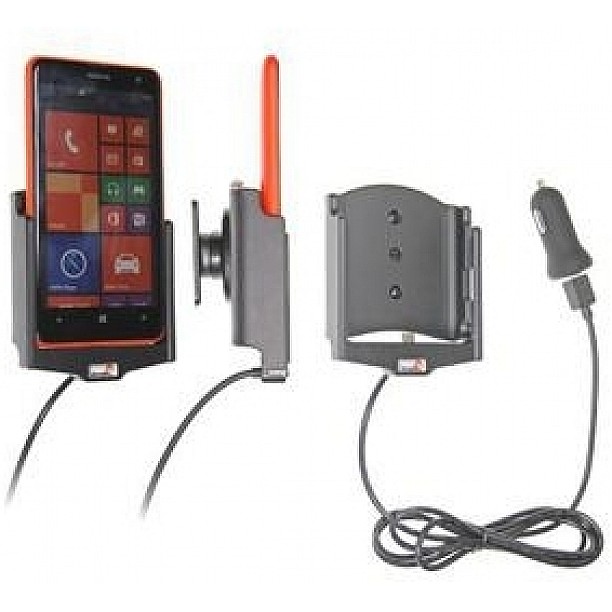 Brodit houder - Nokia Lumia 625 Actieve houder met 12V USB plug