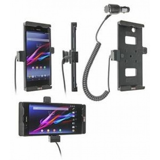 Brodit houder - Sony Xperia Z Ultra Actieve houder met 12/24V lader Brodit houder - Sony Xperia Z Ultra Actieve houder met 12/24V lader
