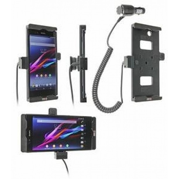 Brodit houder - Sony Xperia Z Ultra Actieve houder met 12/24V lader