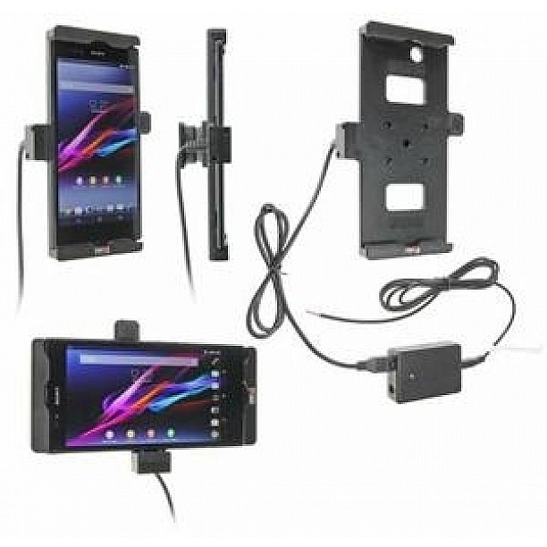 Brodit houder - Sony Xperia Z Ultra Actieve houder met vaste voeding Brodit houder - Sony Xperia Z Ultra Actieve houder met vaste voeding