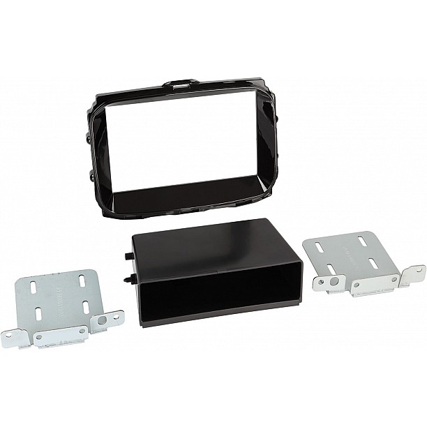 2-DIN Rubertouch met pocket Alfa Romeo Giulietta 10/2014-> Piano Zwart