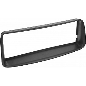 1-DIN Paneel Peugeot 206 (2) / 206 CC (2) 1998-2007  Kleur: Zwart