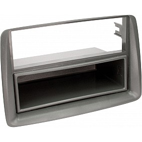 2-DIN Paneel Fiat Panda (169) 2003-2012 Kleur: Grijs